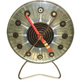 Retro Rare Higgins Glass Convertible Table Clock for General Electric