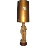 Style of James Mont Composition Quan Yin Table Lamp