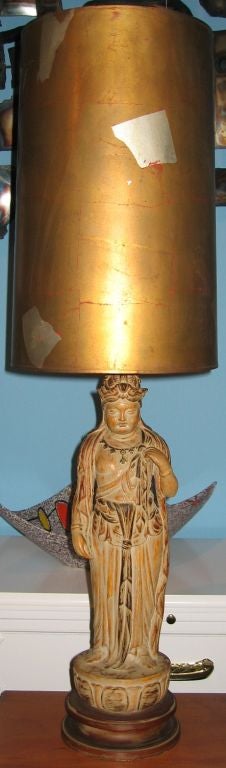 Style of James Mont Composition Quan Yin Table Lamp 4