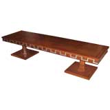 Style of James Mont Enormous Coffee Table