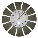 Mid Century Modern Acrylic Seth Thomas Wall Clock