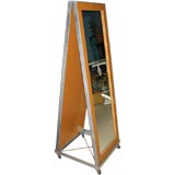 Modern Industrial Design Rotating Double Cheval Mirror