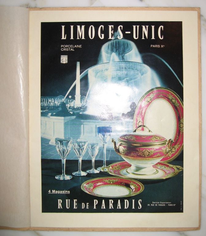Exceedingly rare to find original Folies Bergere show program, undated, though from circa 1960-62.  Cleopatra was the headliner show during that period, capitalizing on the popularity of the Elizabeth Taylor epic film of the same name. Outer cover