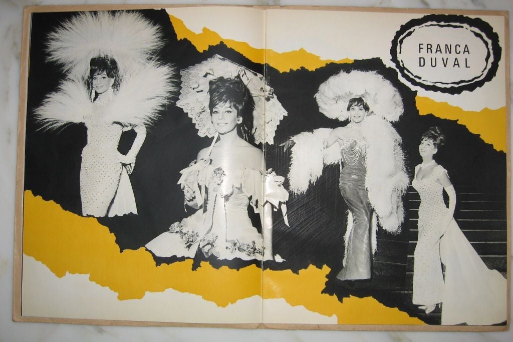 Mid-20th Century Vintage Folies Bergere Show Program 1960-62