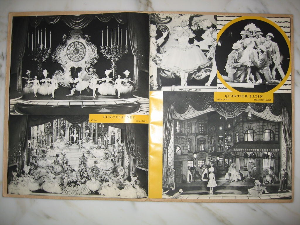 Vintage Folies Bergere Show Program 1960-62 1