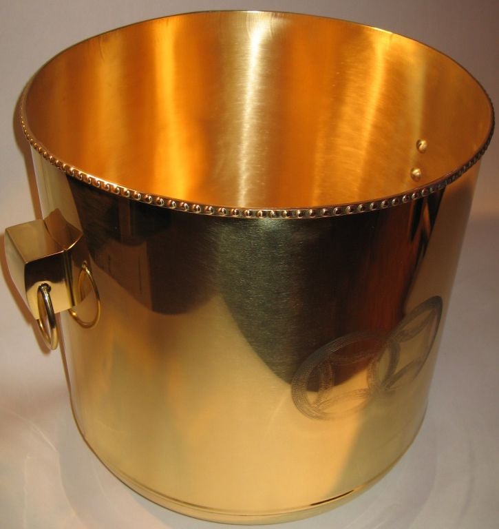 Pair of Frederick Cooper Solid Brass Planters in the Asian Taste 1