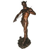 Andre Massoulle Antique Bronze Statue