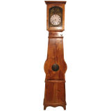 18th Century French Country Pine Tall Case Clock