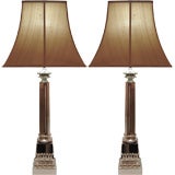 Pair of Monumental Rembrandt Table Lamps