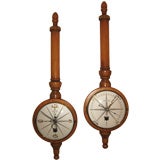 Vintage P.F. Bollenbach Clock and Barometer