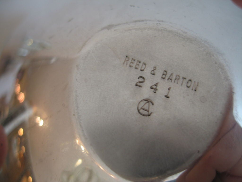 Mid-20th Century Reed & Barton Alexander Calder Attributed Tricorner Bowls