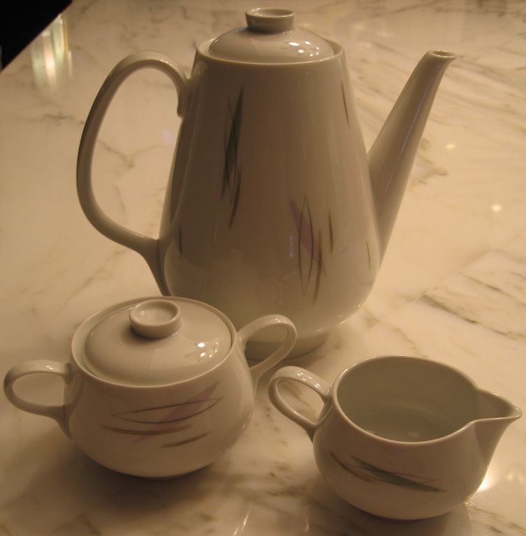 Raymond Loewy for Rosenthal Porcelain Tea Service