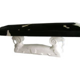 WHIMSICAL' RAMS' MOTIF BENCH
