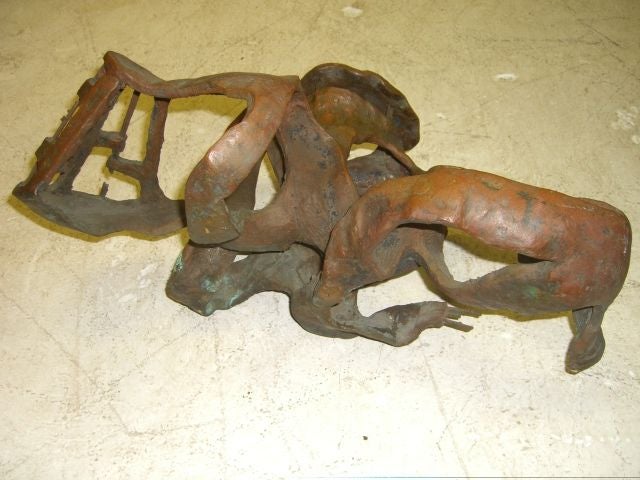 Abstract Bronze Sculpture