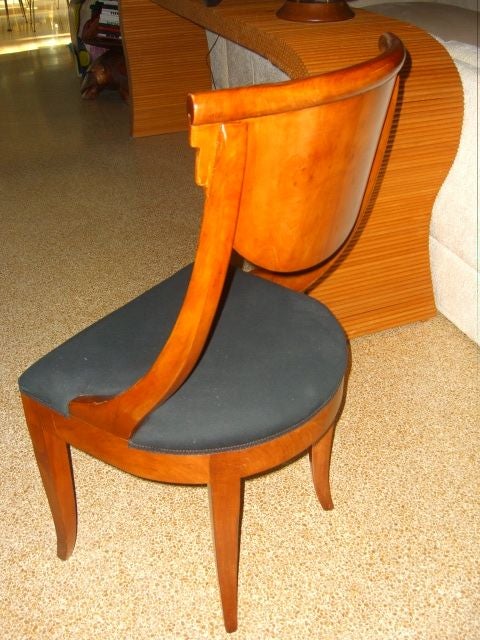 SET OF EIGHT BIEDERMEIER STYLE ITALIAN  DINING CHAIRS 1
