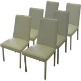 CHIC SET OF  1970'S  DINING CHAIRS