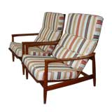 GREAT PAIR OF FOLKE OHLSSON FOR DUX LOUNGE CHAIRS