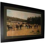 Vintage ORIGINAL 1950'S HAND COLORED  PHOTO /  POSTER