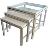 SET OF JOHN WIDDICOMB NESTING TABLES