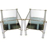 CHIC PAIR OF CASABELLA  SIDE TABLES