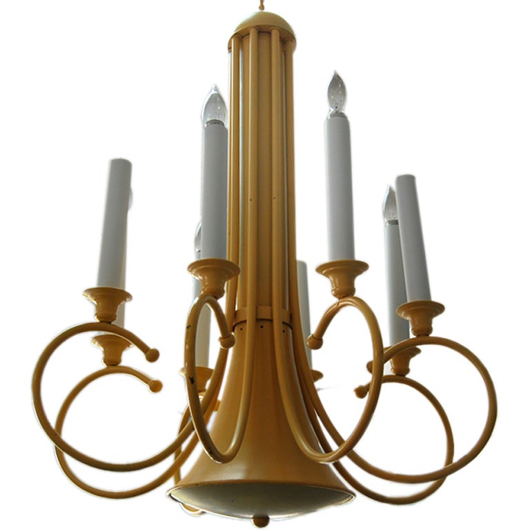 WHIMSICAL 1950
S  8  LIGHT CHANDELIER