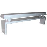 WHITE LACQUERED CONSOLE TABLE