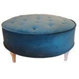 Vintage Sexy Overscale Tufted Ottoman