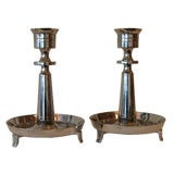 Pair of Tommi Parzinger Candle Sticks