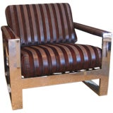 Knoll Chrome Lounge Chair