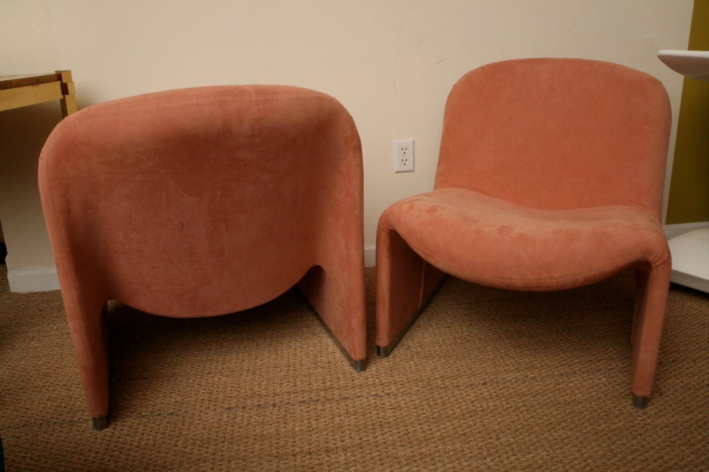Paire de fauteuils club Giancarlo Peretti 5