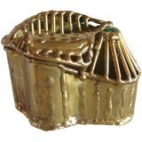 Moderne Mexican Handcrafted Brass Jewel Box