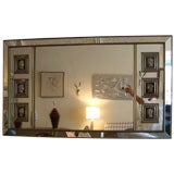 Vintage Neoclassical Eglomise Mirror