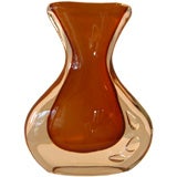 Unusual Amber Colored Sommeroso Vase