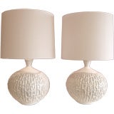 Wonderful Pair of Modernist Lamps