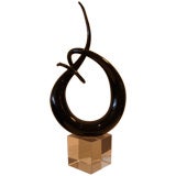 Italian Wrapped Glass Sculpture