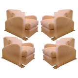 Four Custom Jay Spectre Lounge Chairs