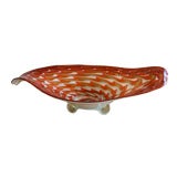 Exquisite Glass Centerpiece Bowl Attributed to Fratelli Toso