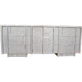 White Lacquered Sculpted Paneled Dresser White Lacquered Sculpted Paneled Dresser