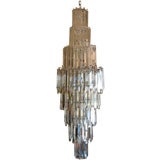 Monumental Six Foot Eight Tiered Chandelier