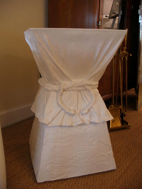 Theatrical Lacquered Side Table/Pedestal SALE