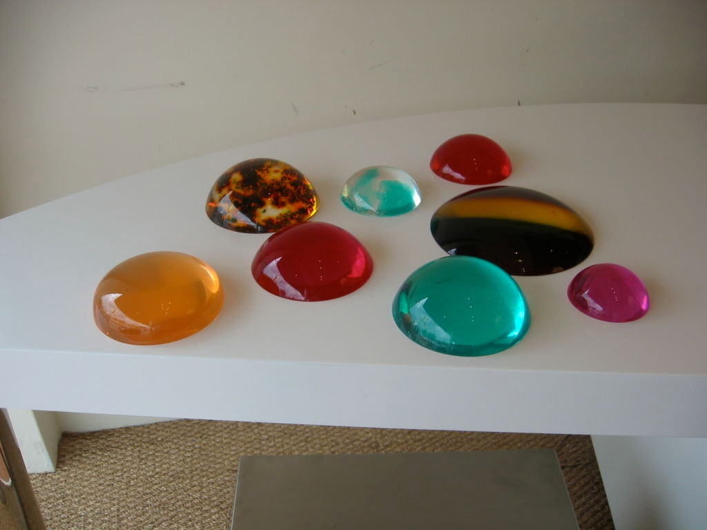 Eight Resin Paperweights/Sculptures by Norman Mercer 2