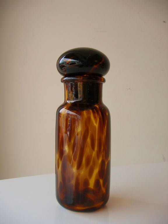 Barovier & Toso Tortoise Glass Decanter