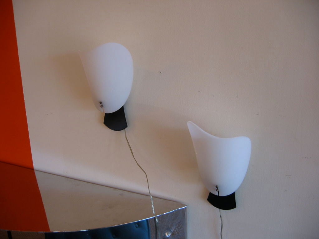 Pair of Midcentury Wall Sconces 1
