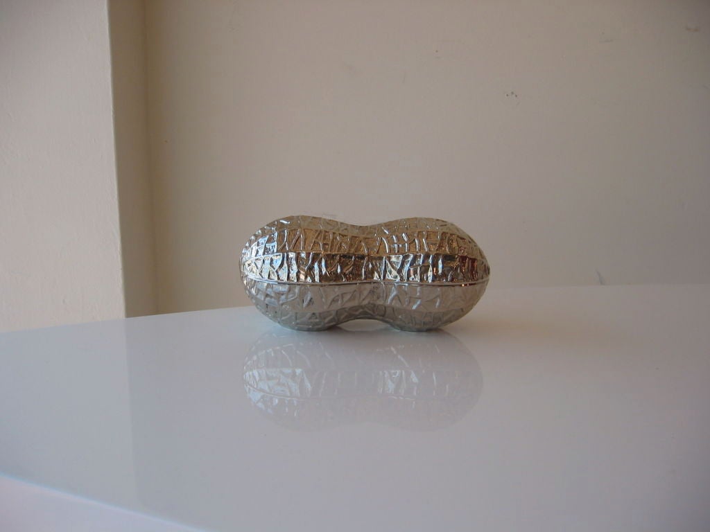 Fun Nickel Silvered Peanut Box