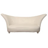 Vintage Chic Curved and Flared Sofa/Settee
