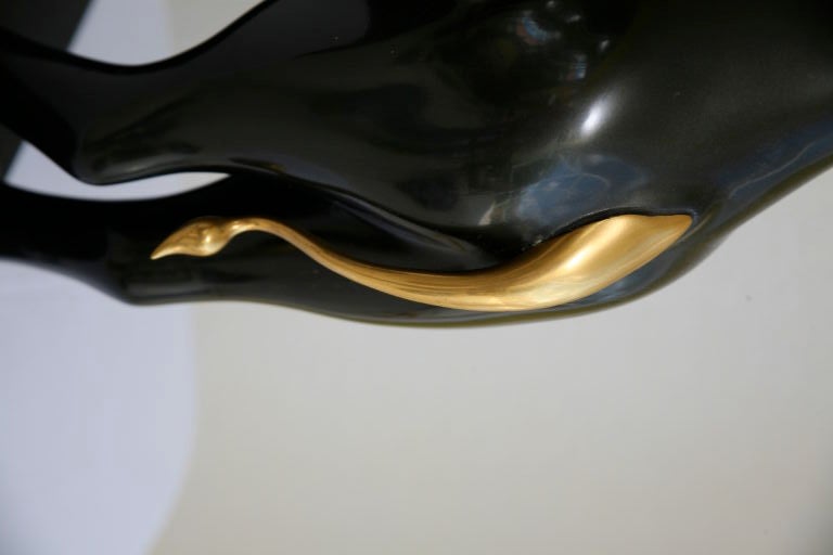 20th Century Enamel over Bronze Camel by Roberto Estevez