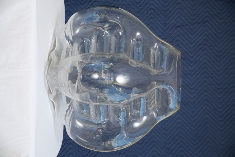 Monumental Glass Vase by Barbini