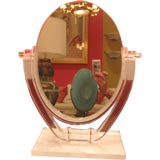 Lucite Vanity Mirror