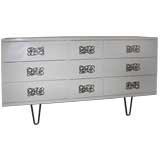 Fabulous White Lacquered Chest of Drawers