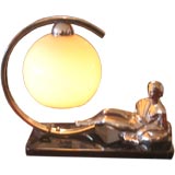 Art Deco Metal Table Lamp
